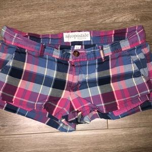 Aeropostale Plaid Shorts